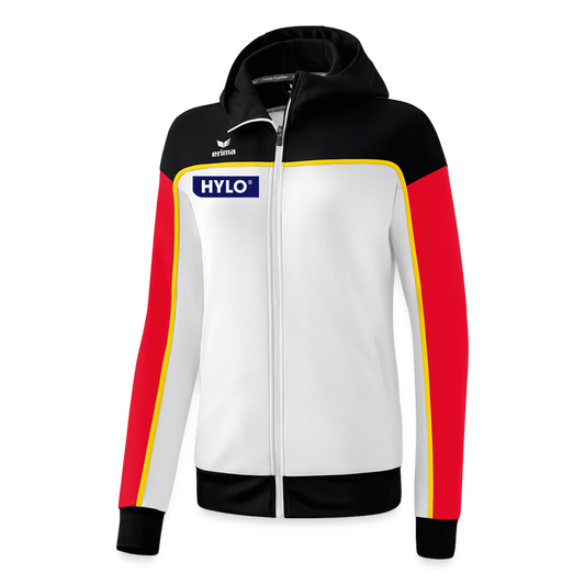 Turn-Team Deutschland Fan Zip-Jacket - Damen - Weiß/Schwarz/Rot 