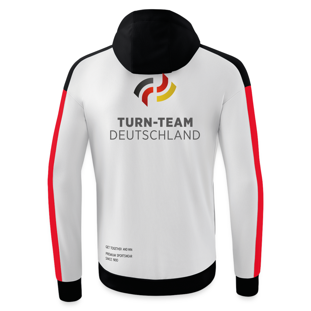 Turn-Team Deutschland Fan Training Zip-Jacket - Herren - Weiß/Schwarz/Rot 