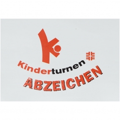 10 x kinder Joy of Moving Kinderturn-Abzeichen - Aufkleber 